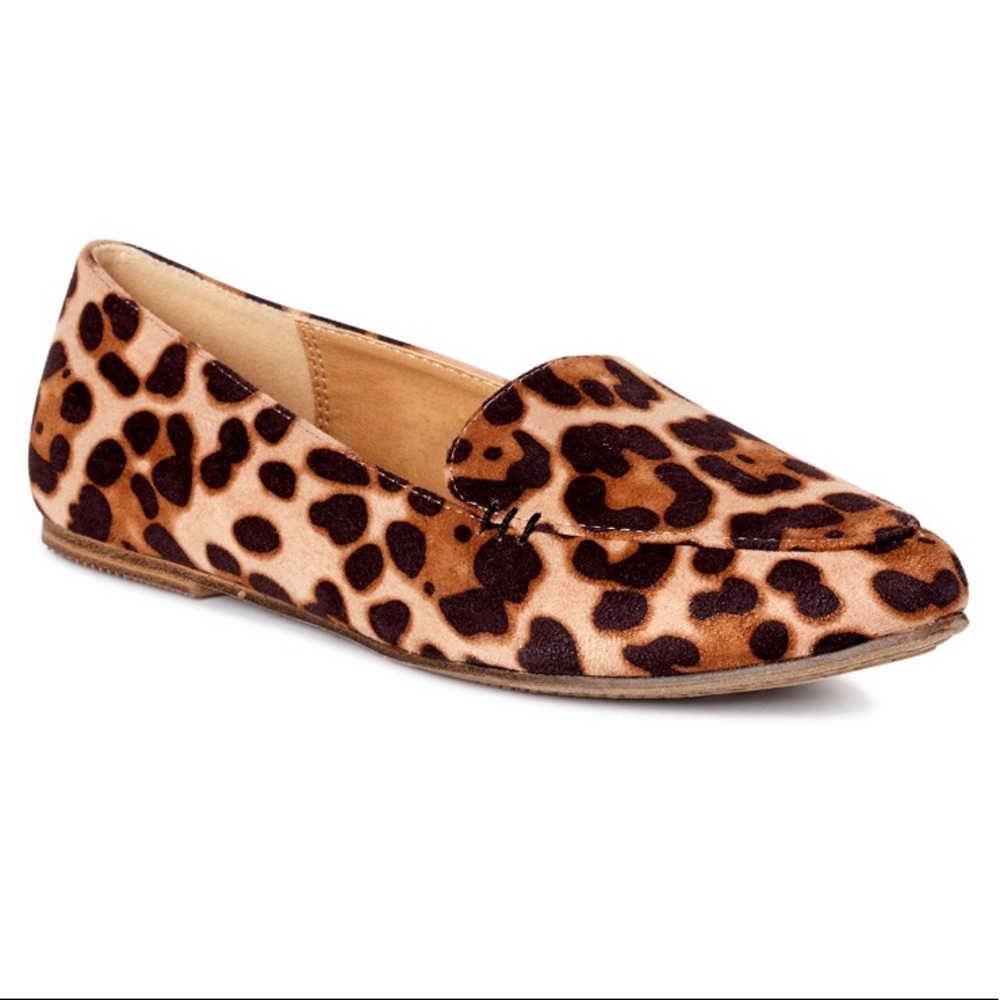 Time And Tru Leopard Flats